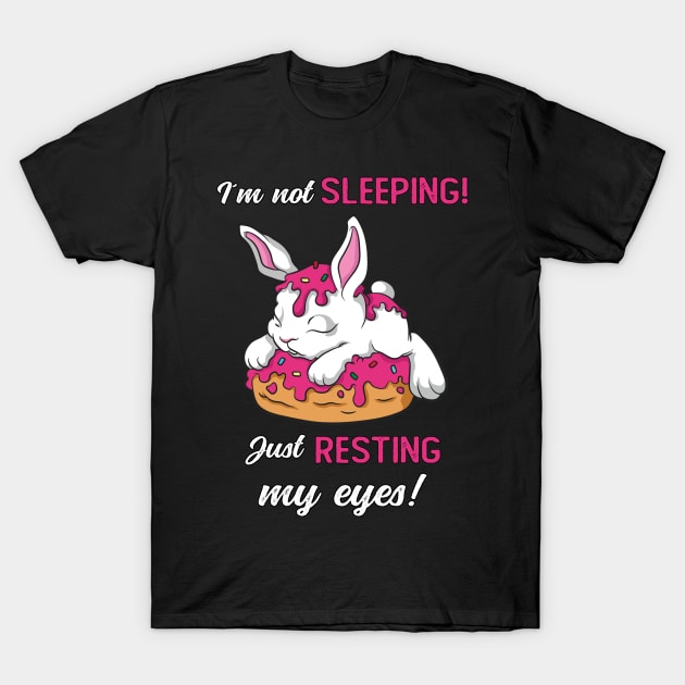 Cute Sleepy Bunny - Sleepytime T-Shirt by Photomisak72